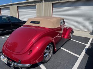 1937 Ford Cabriolet Streetrod rearend Florida Rod Shop