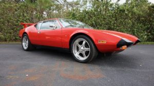 1974 Pantera Red. Cars for sale by Florida Rod Shop
