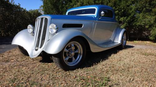 Florida Rod Shop 1933 Ford 3 window coupe exterior