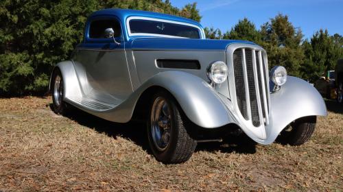 Florida Rod Shop 1933 Ford 3 window coupe exterior