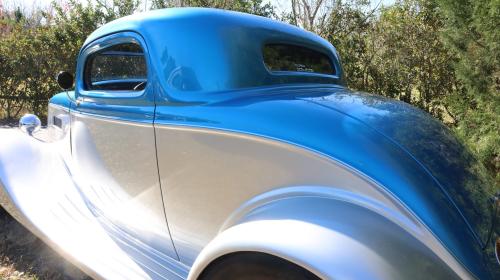 Florida Rod Shop 1933 Ford 3 window coupe exterior