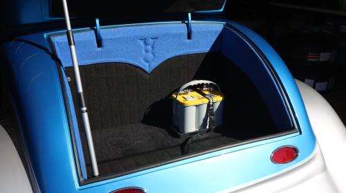 Florida Rod Shop 1933 Ford 3 window coupe interior