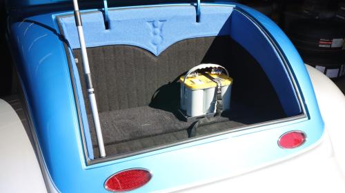 Florida Rod Shop 1933 Ford 3 window coupe interior