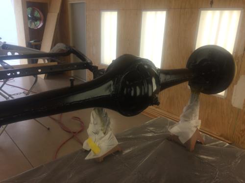 1935 Desoto rear painted black