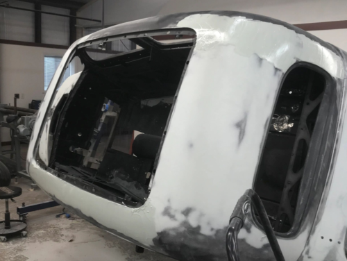 1935 Desoto in bodywork